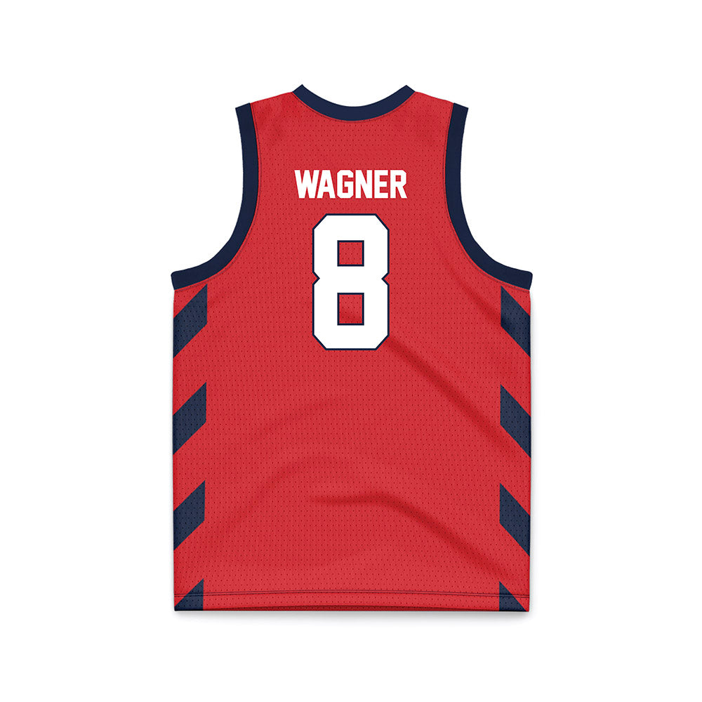 St. Johns - NCAA Women's Basketball : Shaulana Wagner - Red Basketball Jersey-1