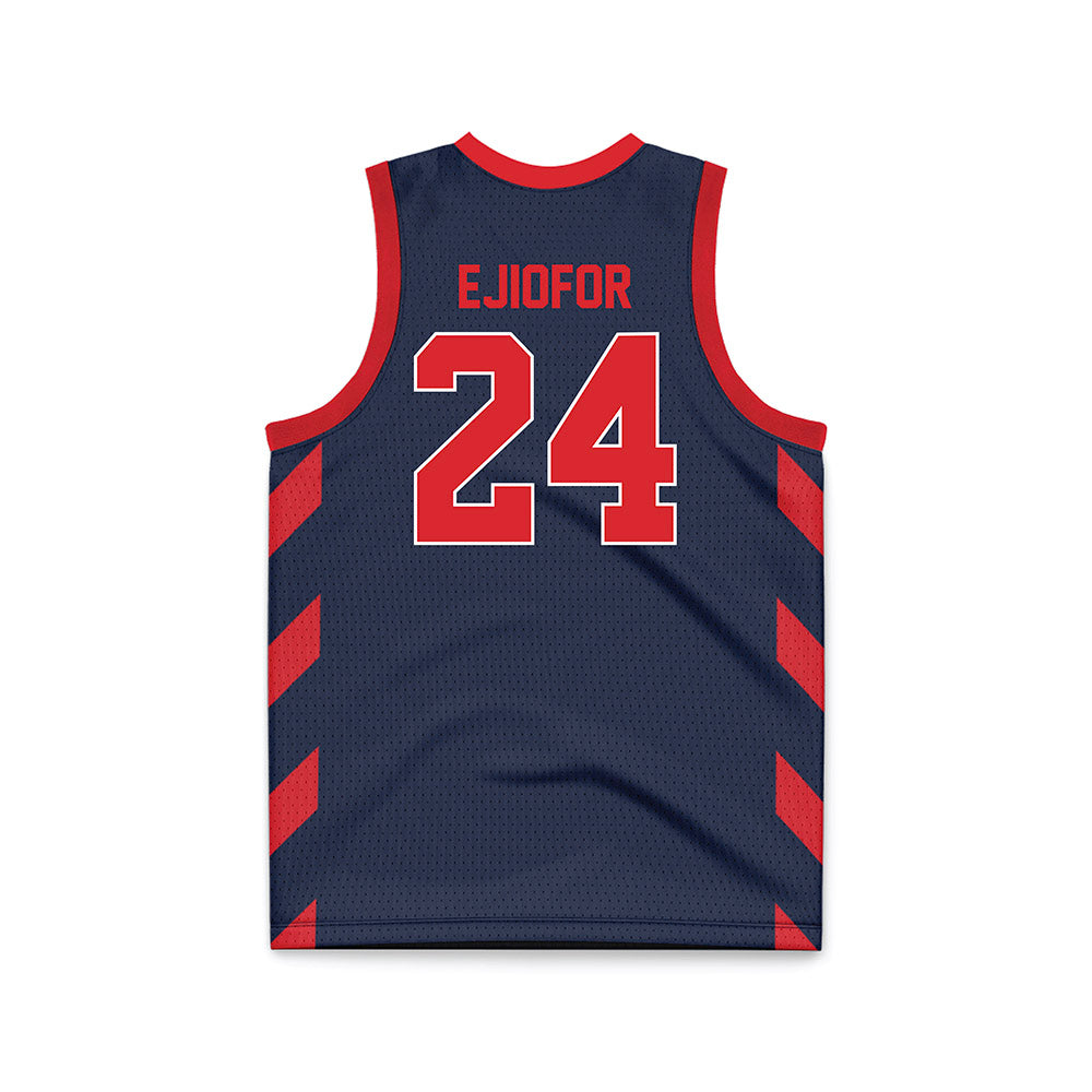St. Johns - NCAA Men's Basketball : Zuby Ejiofor - Navy Basketball Jersey