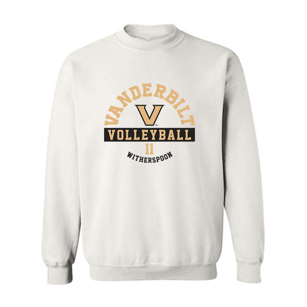 Vanderbilt - NCAA Women's Volleyball : Maya Witherspoon - Classic Fashion Shersey Crewneck Sweatshirt-0