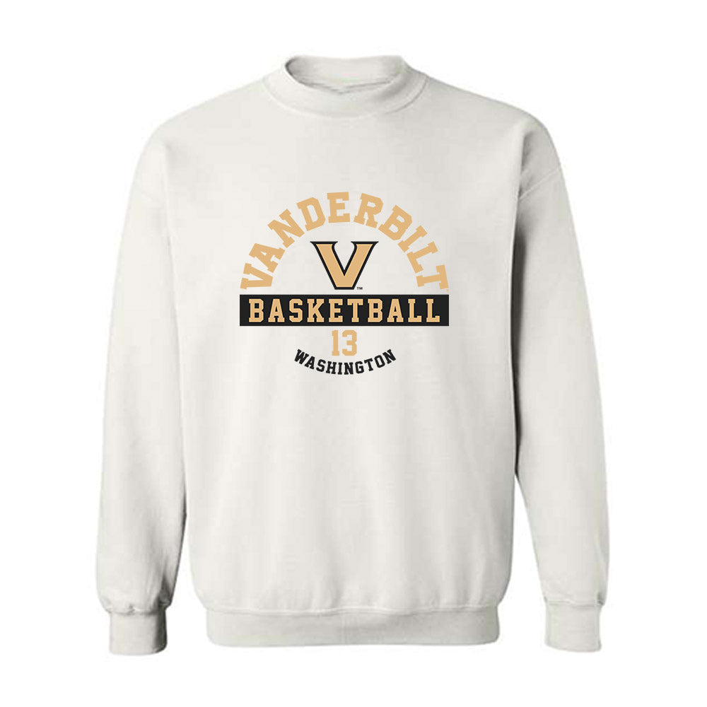 Vanderbilt - NCAA Men's Basketball : Jalen Washington - Classic Fashion Shersey Crewneck Sweatshirt-0