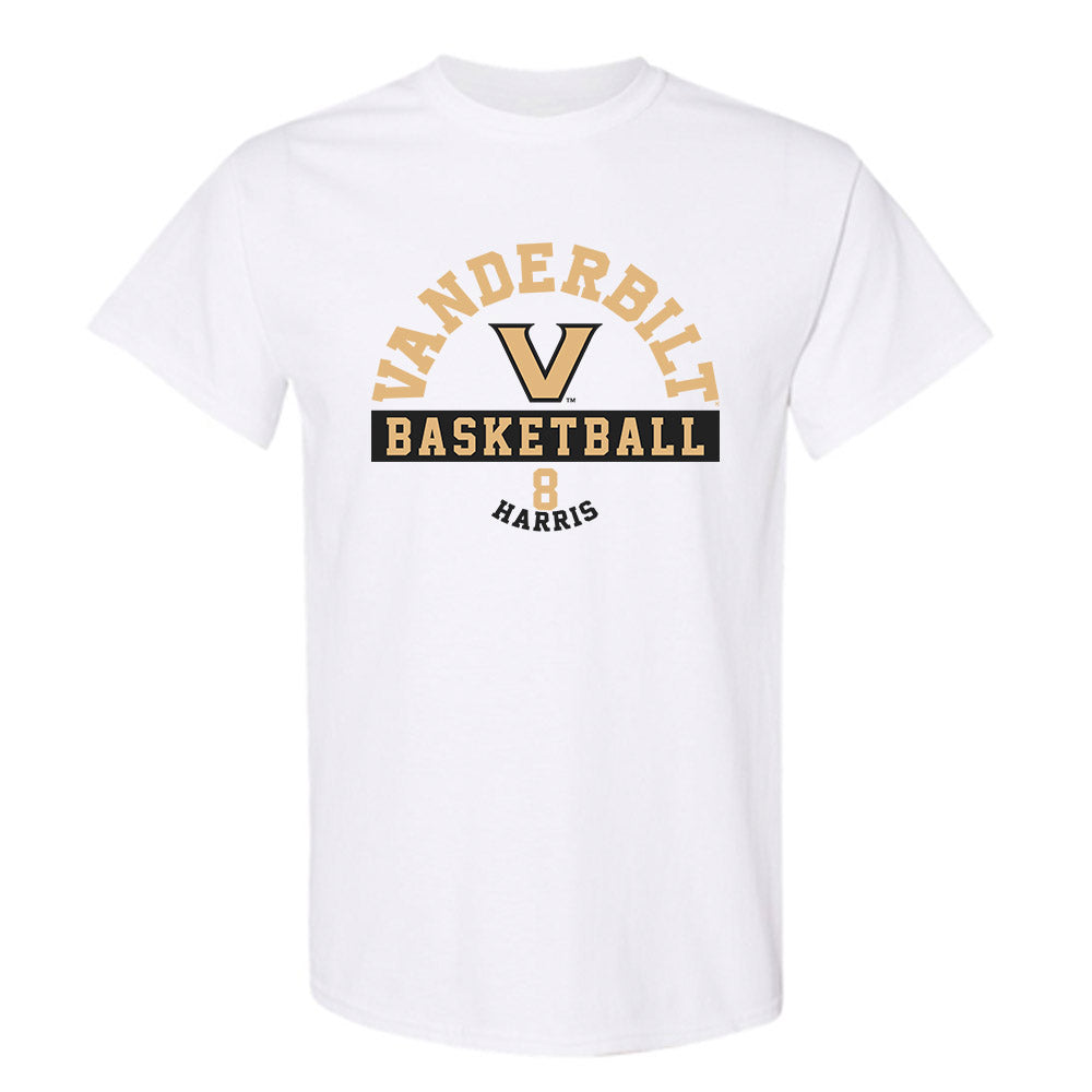 Vanderbilt - NCAA Men's Basketball : Tyler Harris - Classic Fashion Shersey T-Shirt-0