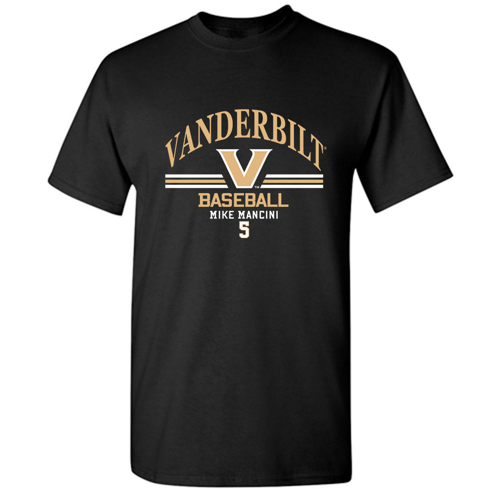 Vanderbilt - NCAA Baseball : Mike Mancini - Classic Fashion Shersey T-Shirt-0