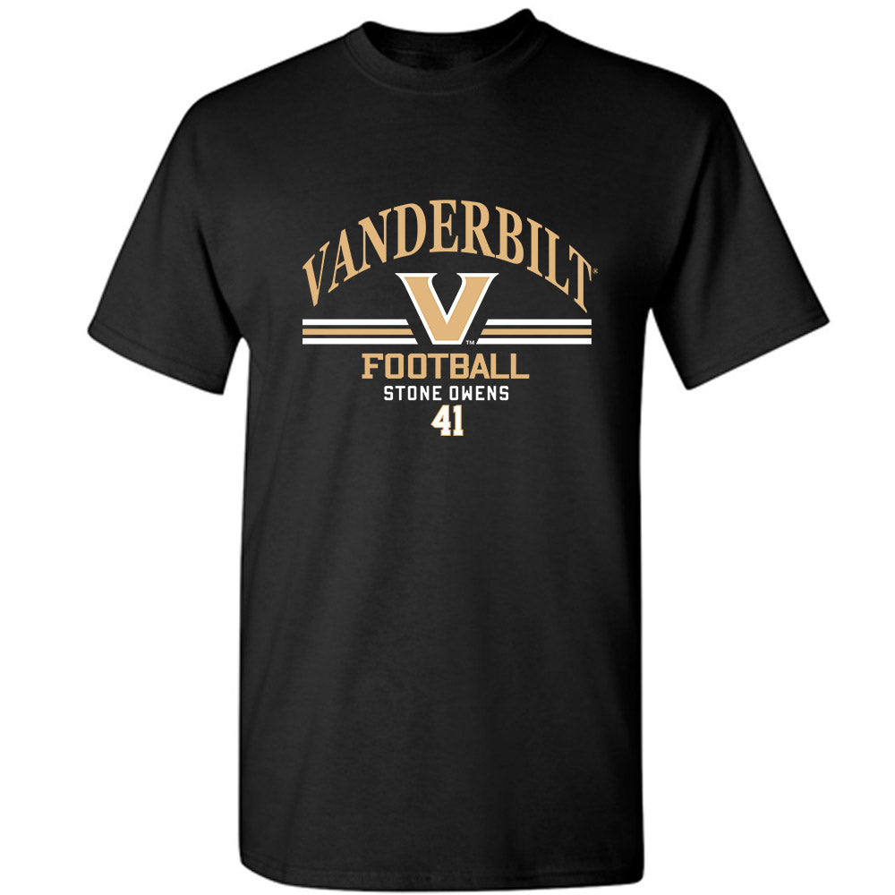 Vanderbilt - NCAA Football : Stone Owens - Classic Fashion Shersey T-Shirt-0