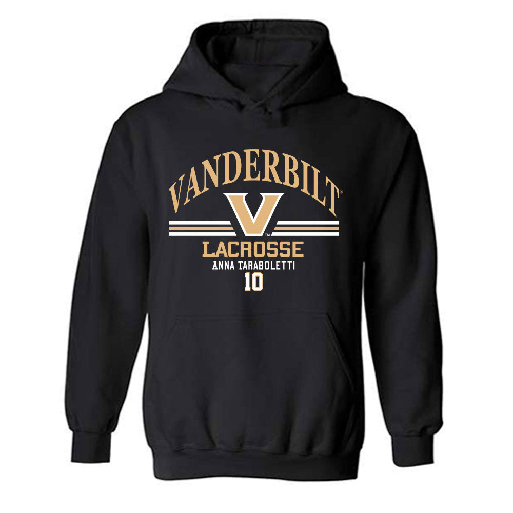 Vanderbilt - NCAA Women's Lacrosse : Anna Taraboletti - Classic Fashion Shersey Hooded Sweatshirt-0