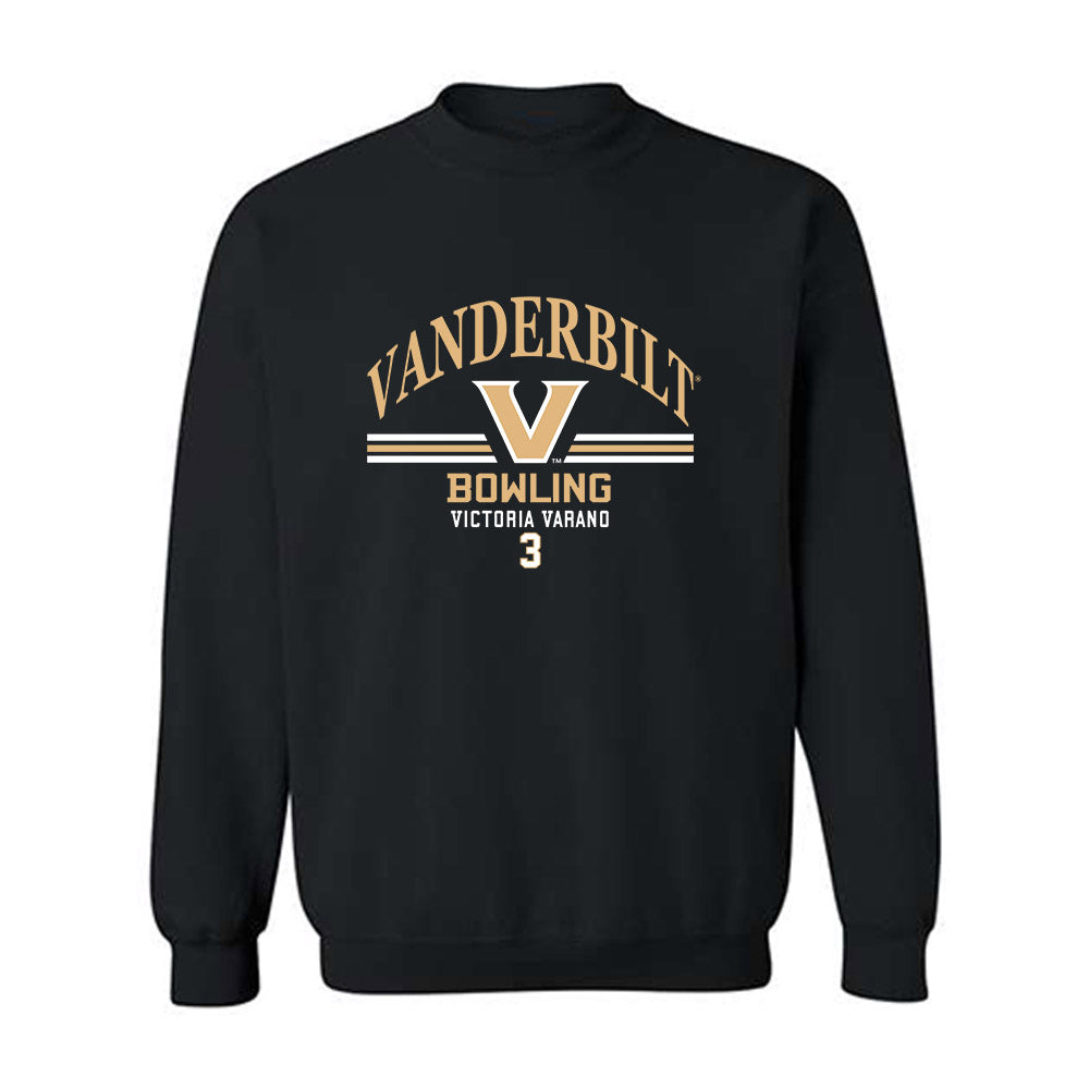 Vanderbilt - NCAA Women's Bowling : Victoria Varano - Classic Fashion Shersey Crewneck Sweatshirt