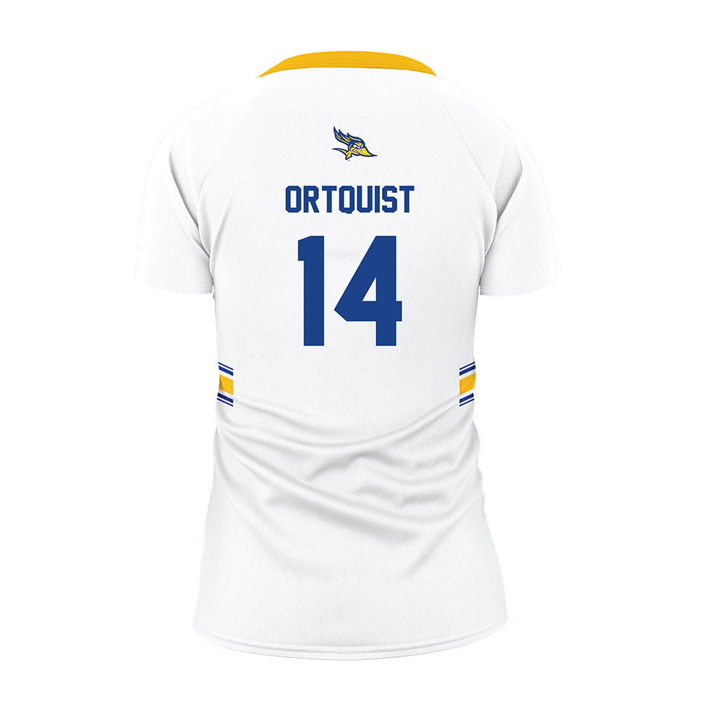 CSU Bakersfield - NCAA Women's Volleyball : Sophia Ortquist - White Volleyball Jersey-1