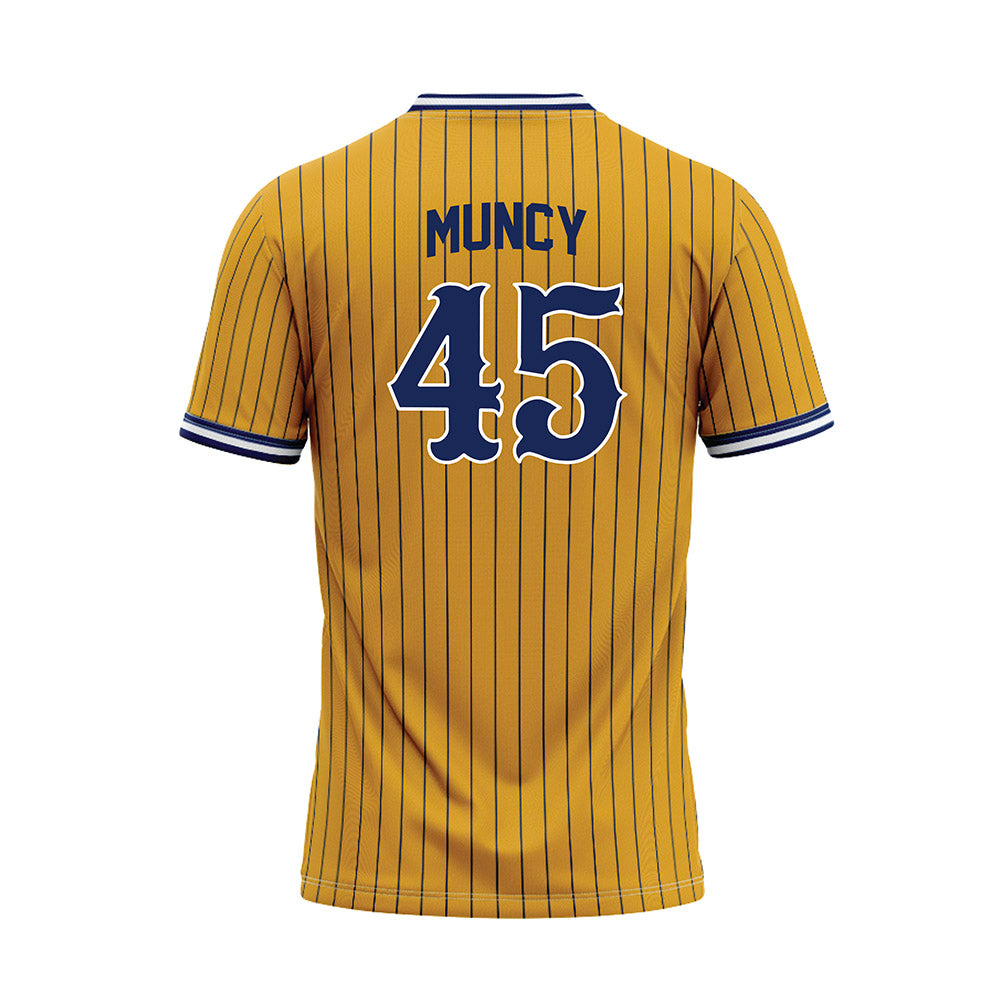 Kent State - NCAA Baseball : Nate Muncy - Gold Baseball Jersey-1