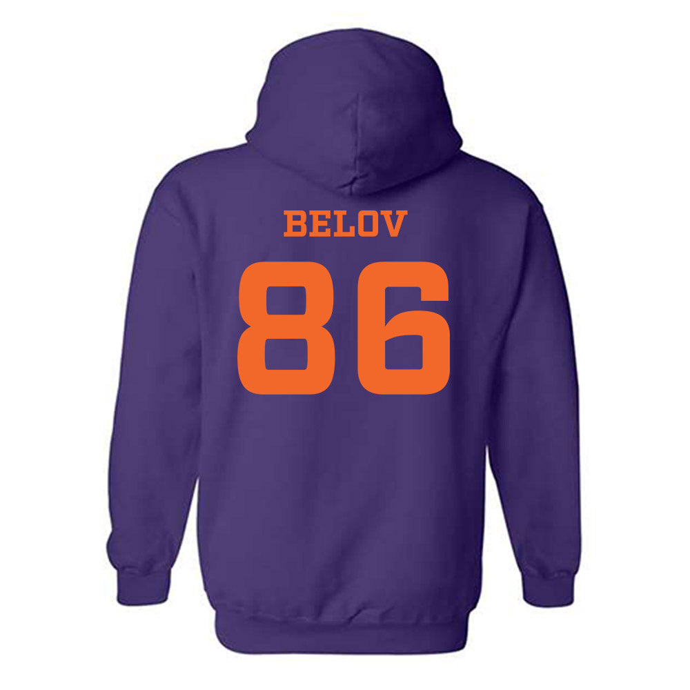 HWS - NCAA Men's Ice Hockey : Ignat Belov - Classic Shersey Hooded Sweatshirt