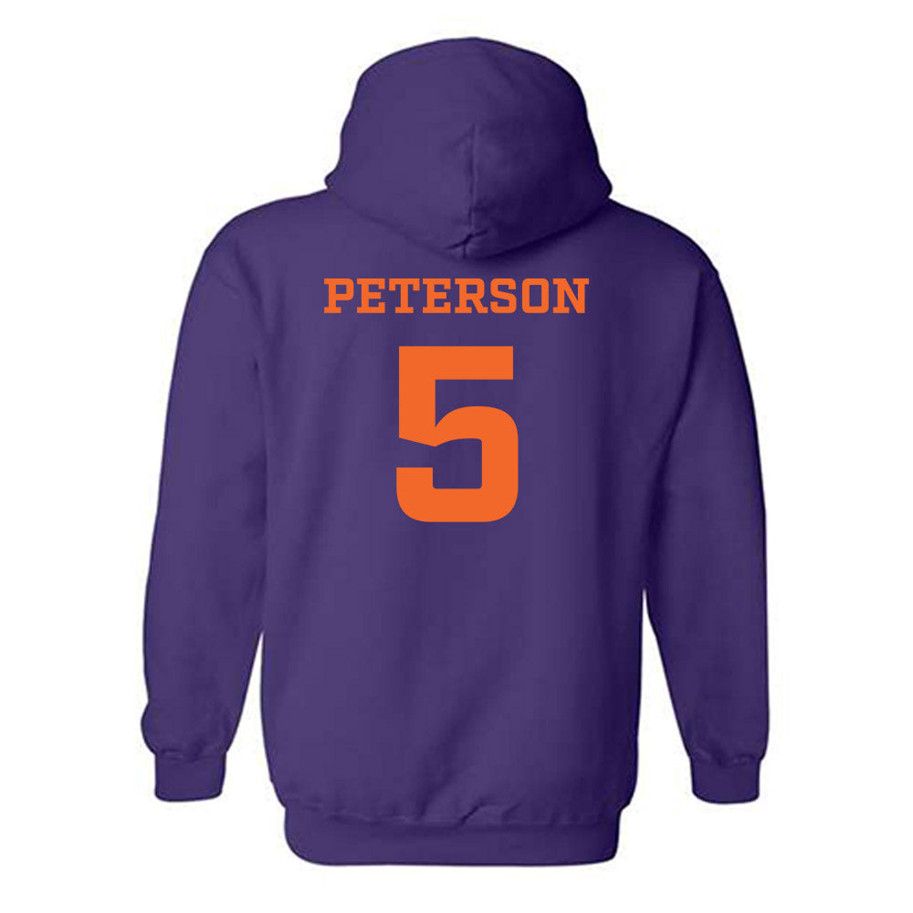 HWS - NCAA Football : Marcus Peterson - Classic Shersey Hooded Sweatshirt-1