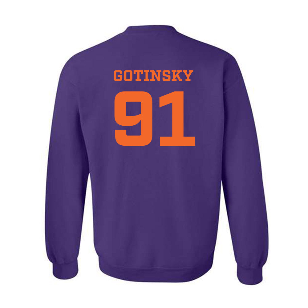 HWS - NCAA Men's Ice Hockey : Logan Gotinsky - Classic Shersey Crewneck Sweatshirt