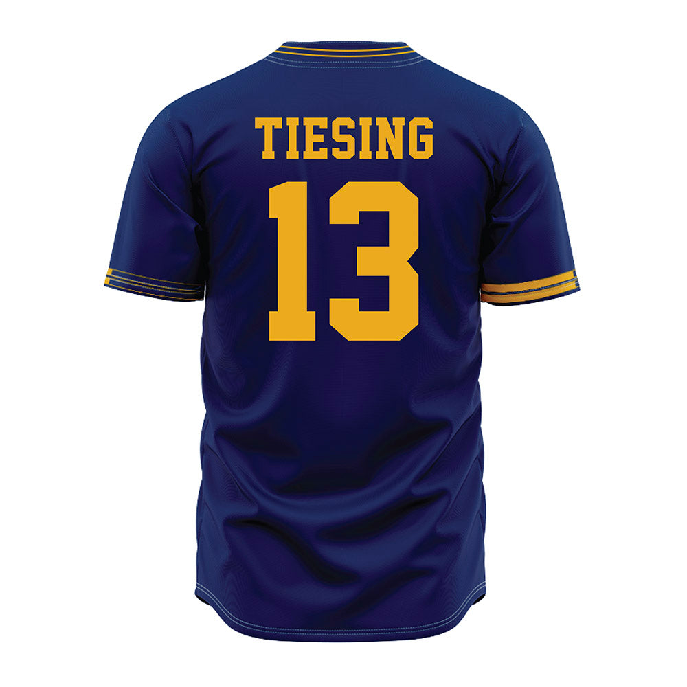Kent State - NCAA Baseball : Landon Tiesing - Navy Jersey-1