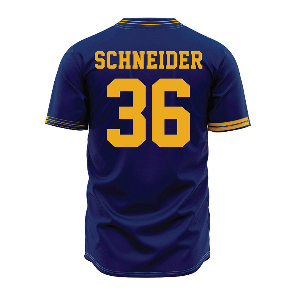 Kent State - NCAA Baseball : Braylon Schneider - Navy Jersey-1