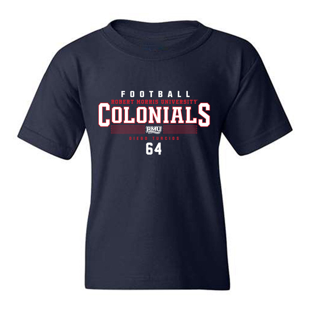 Robert Morris - NCAA Football : Diego Turcios - Classic Fashion Shersey Youth T-Shirt-0