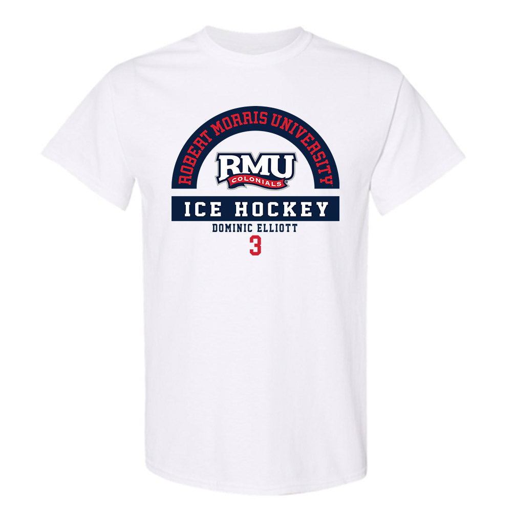 Robert Morris - NCAA Men's Ice Hockey : Dominic Elliott - Classic Fashion Shersey T-Shirt-0