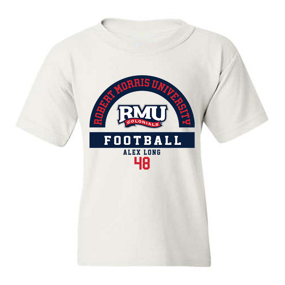 Robert Morris - NCAA Football : Alex Long - Classic Fashion Shersey Youth T-Shirt-0