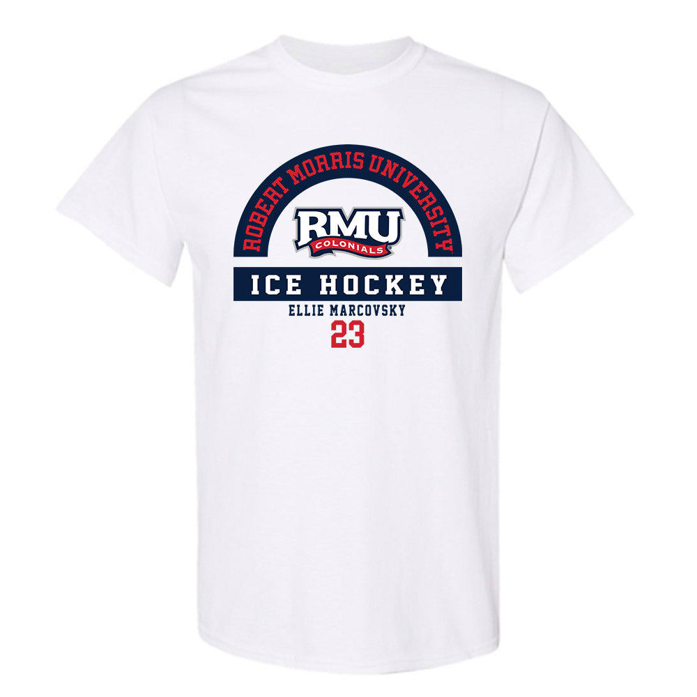 Robert Morris - NCAA Women's Ice Hockey : Ellie Marcovsky - Classic Fashion Shersey T-Shirt-0