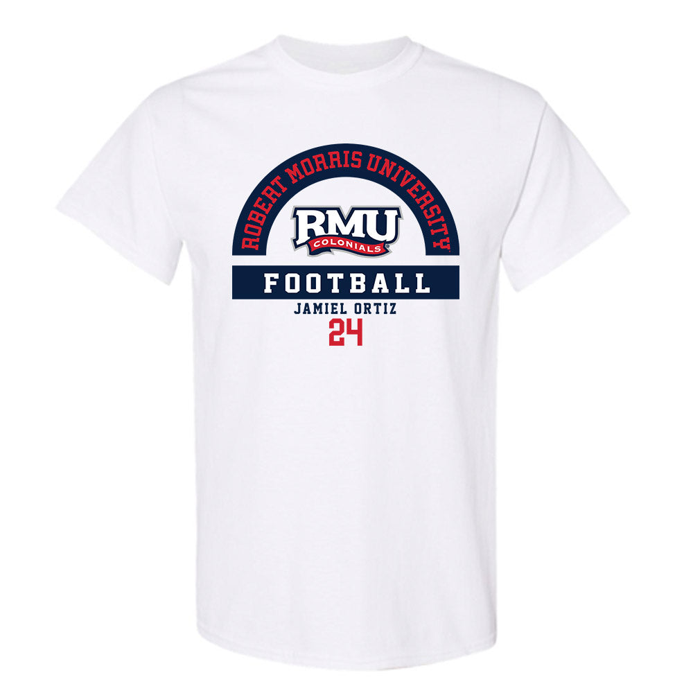 Robert Morris - NCAA Football : Jamiel Ortiz - Classic Fashion Shersey T-Shirt-0
