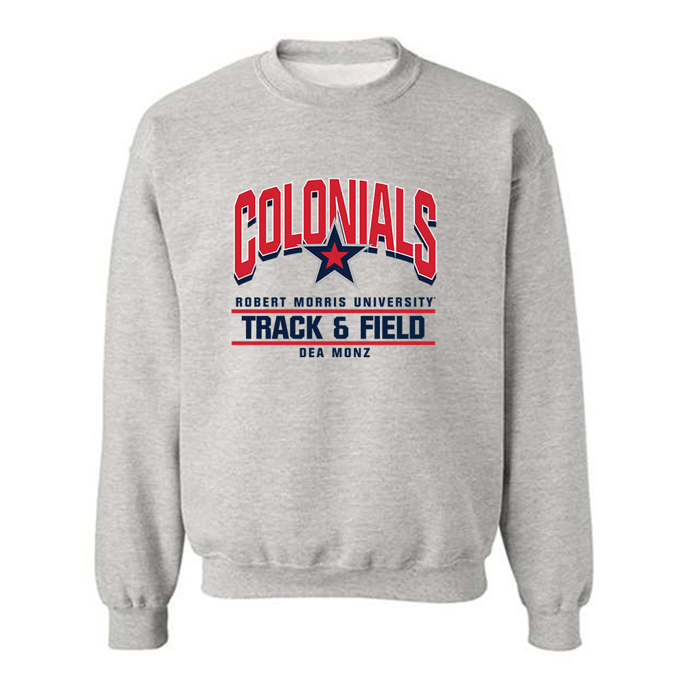 Robert Morris - NCAA Women's Track & Field : Dea Monz - Classic Fashion Shersey Crewneck Sweatshirt