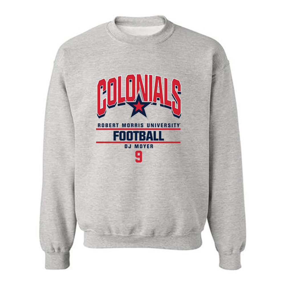 Robert Morris - NCAA Football : DJ Moyer - Classic Fashion Shersey Crewneck Sweatshirt