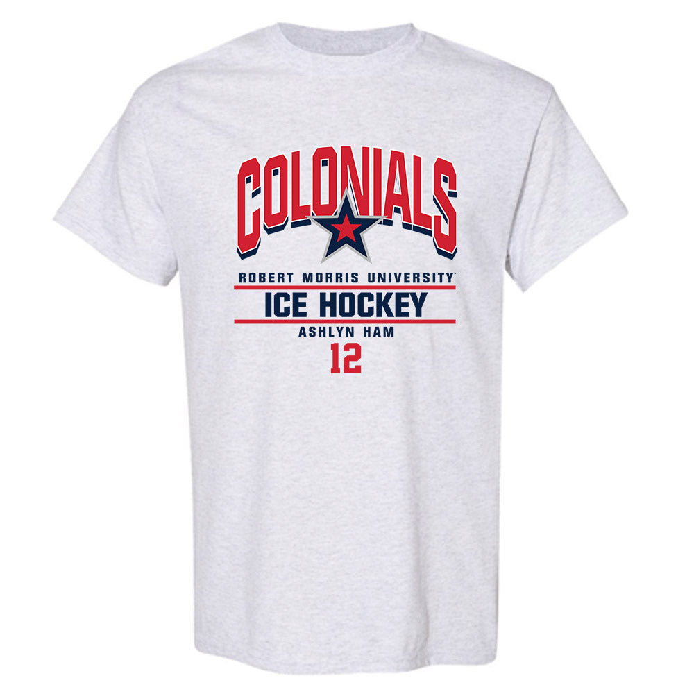 Robert Morris - NCAA Women's Ice Hockey : Ashlyn Ham - Classic Fashion Shersey T-Shirt-0