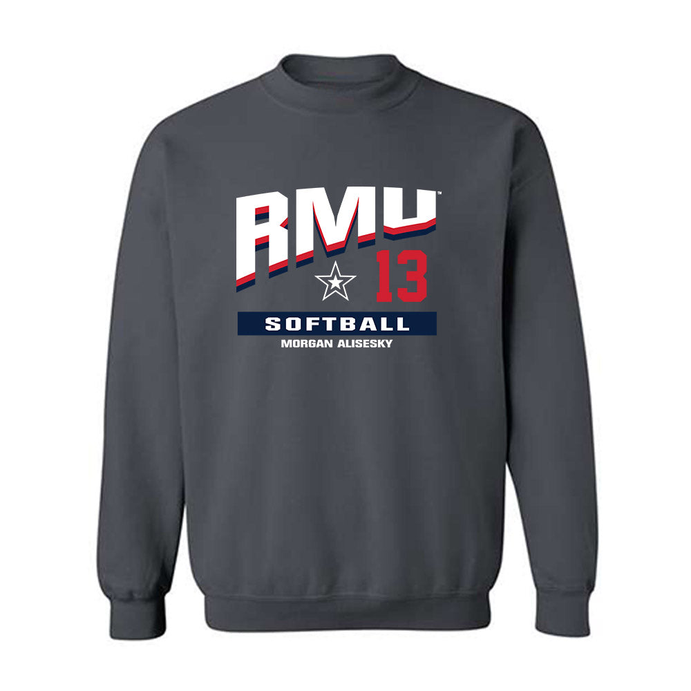 Robert Morris - NCAA Softball : Morgan Alisesky - Classic Fashion Shersey Crewneck Sweatshirt-0