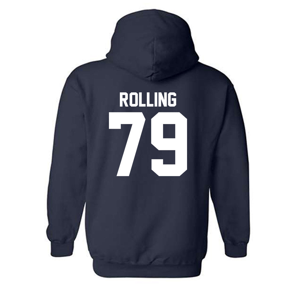 Robert Morris - NCAA Football : Jaden Rolling - Classic Shersey Hooded Sweatshirt-1