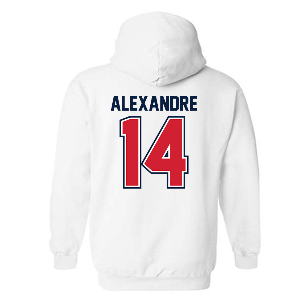 Robert Morris - NCAA Men's Soccer : Chase Alexandre - Classic Shersey Hooded Sweatshirt-1