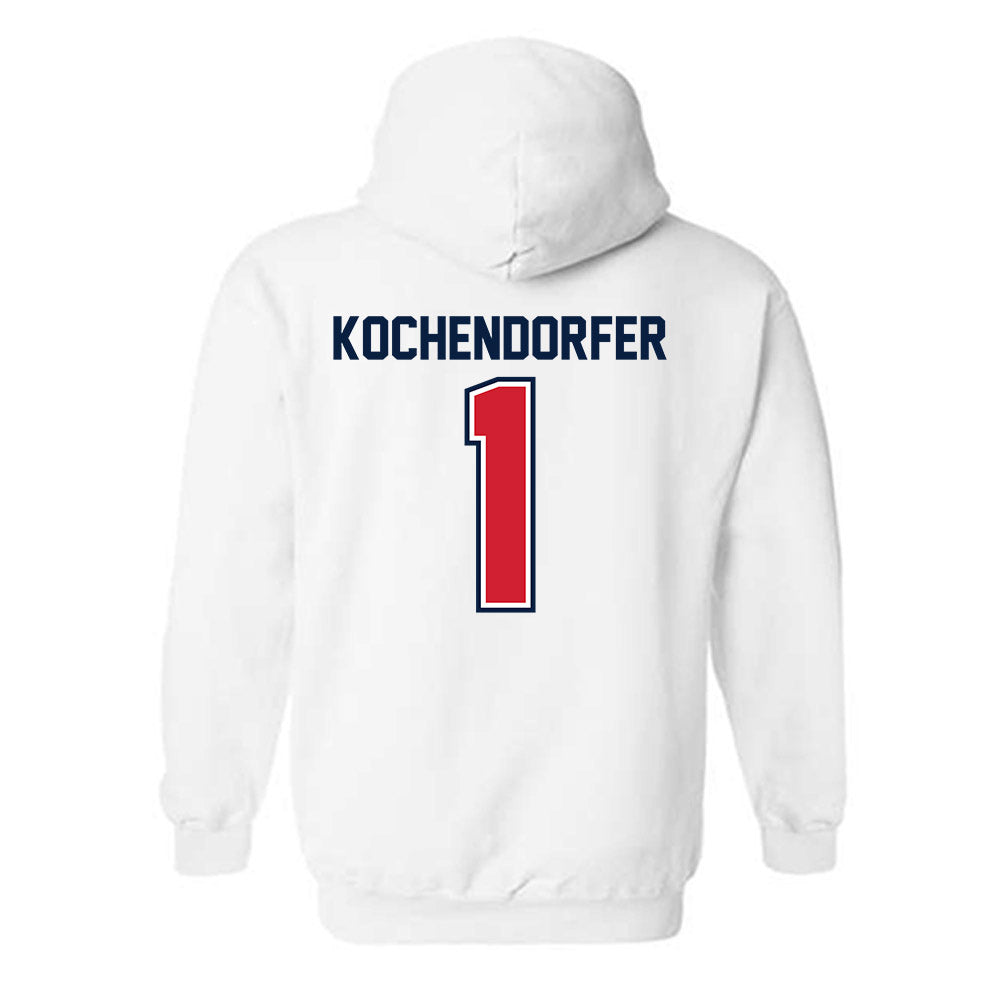 Robert Morris - NCAA Men's Ice Hockey : Croix Kochendorfer - Classic Shersey Hooded Sweatshirt-1