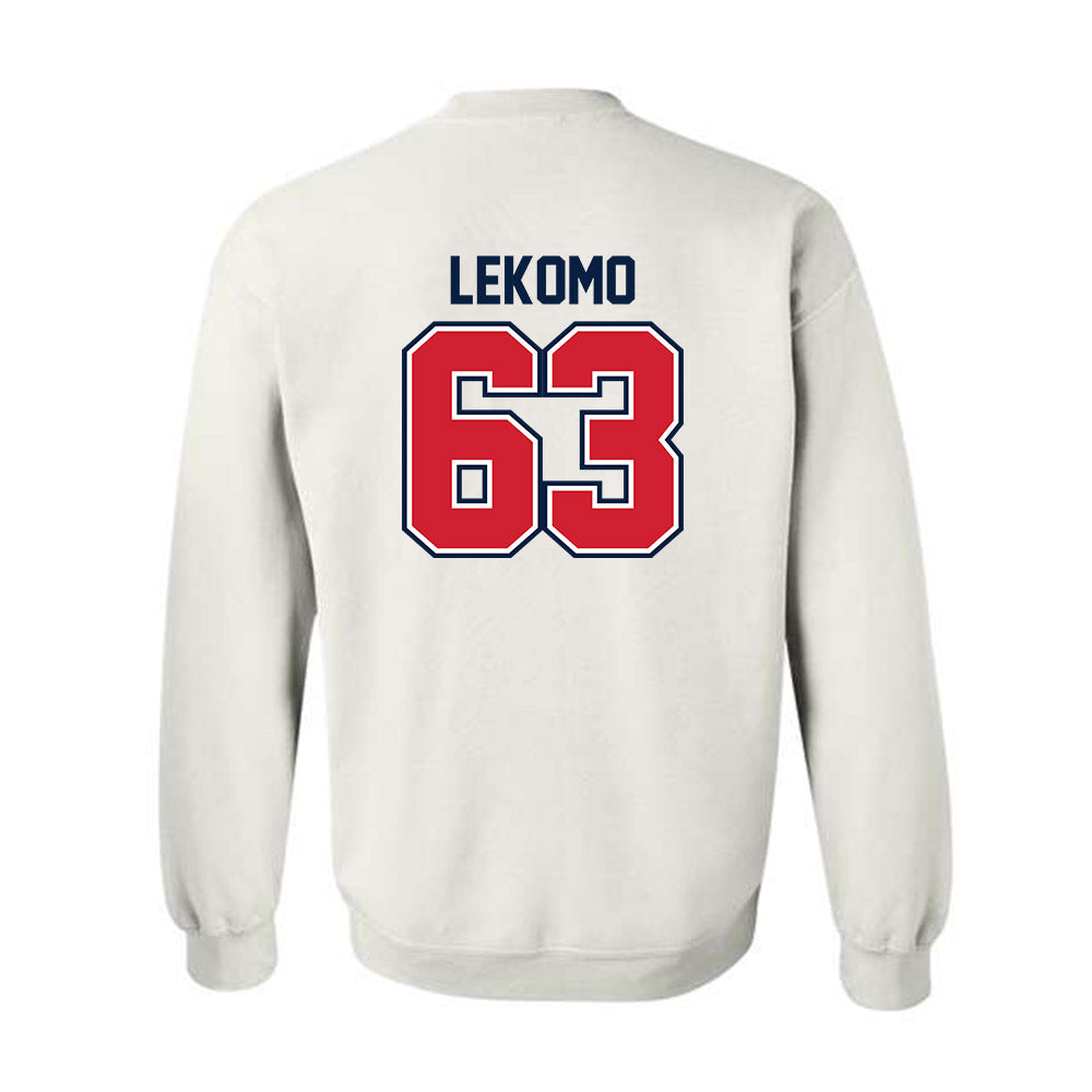 Robert Morris - NCAA Football : Yann Lekomo - Classic Shersey Crewneck Sweatshirt-1