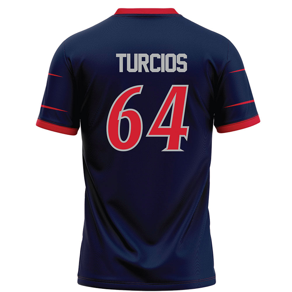 Robert Morris - NCAA Football : Diego Turcios - Navy Football Jersey