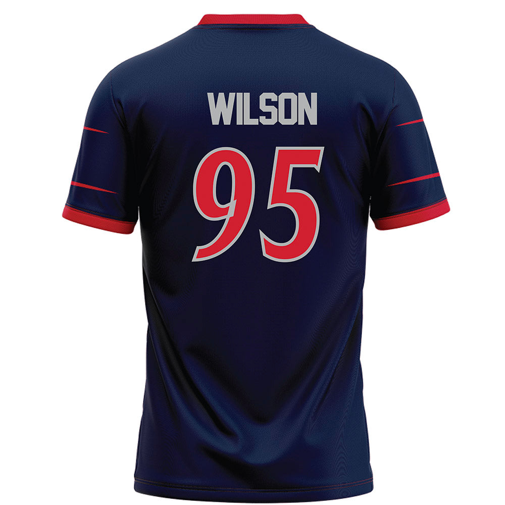 Robert Morris - NCAA Football : Asher Wilson - Navy Football Jersey-1