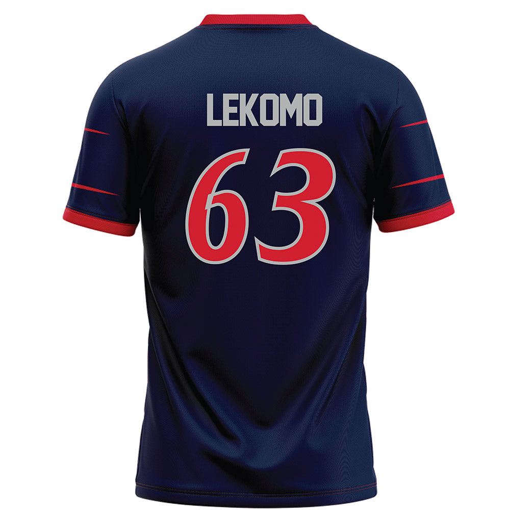Robert Morris - NCAA Football : Yann Lekomo - Navy Football Jersey