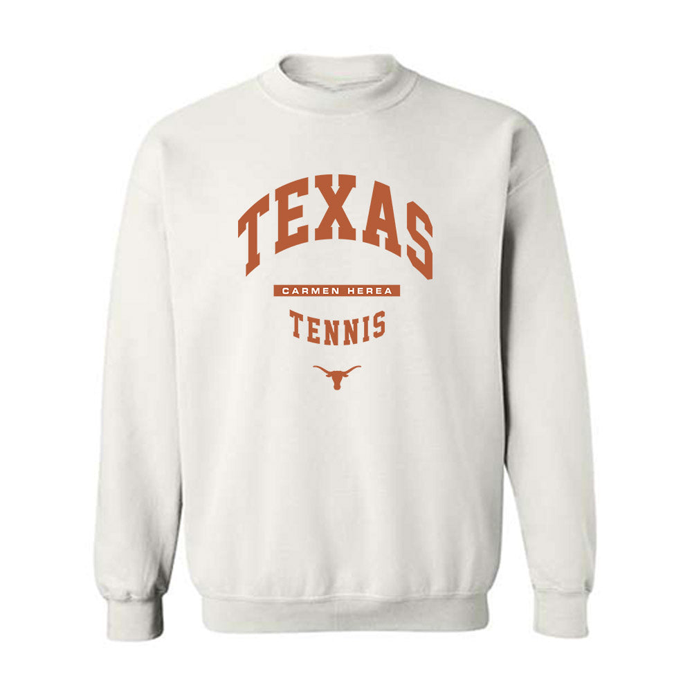 Texas - NCAA Women's Tennis : Carmen Herea - Classic Fashion Shersey Crewneck Sweatshirt-0