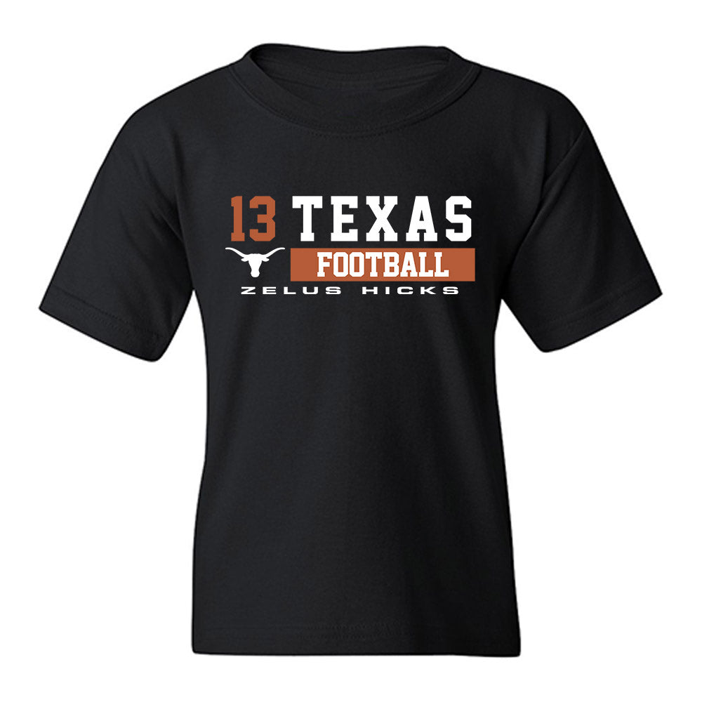 Texas - NCAA Football : Zelus Hicks - Classic Fashion Shersey Youth T-Shirt-0