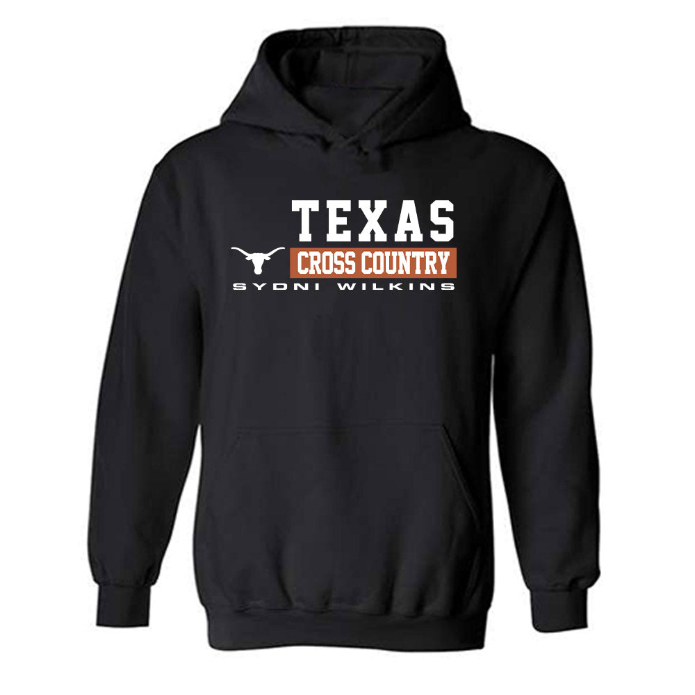 Texas - NCAA Women's Cross Country : Sydni Wilkins - Classic Fashion Shersey Hooded Sweatshirt-0