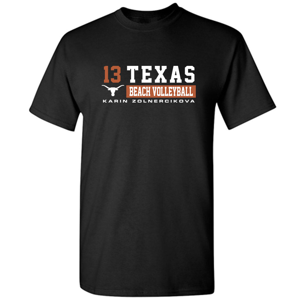 Texas - NCAA Beach Volleyball : Karin Zolnercikova - Classic Fashion Shersey T-Shirt-0