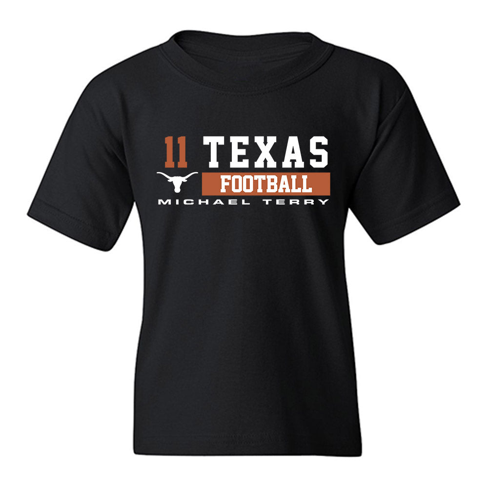 Texas - NCAA Football : Michael Terry - Classic Fashion Shersey Youth T-Shirt-0