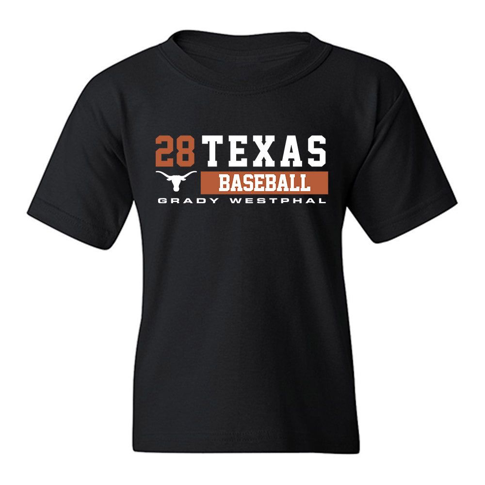 Texas - NCAA Baseball : Grady Westphal - Classic Fashion Shersey Youth T-Shirt-0