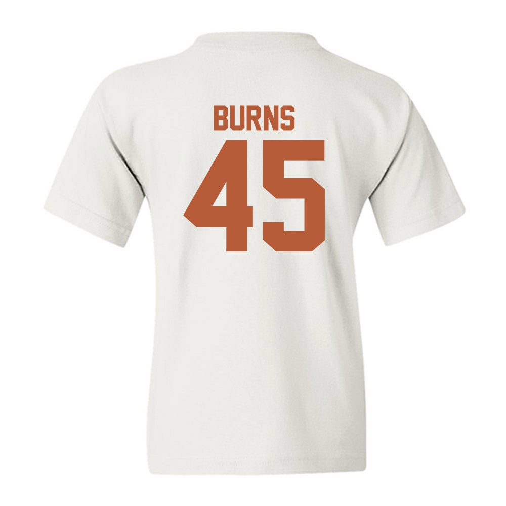 Texas - NCAA Baseball : Thomas Burns - Classic Shersey Youth T-Shirt-1