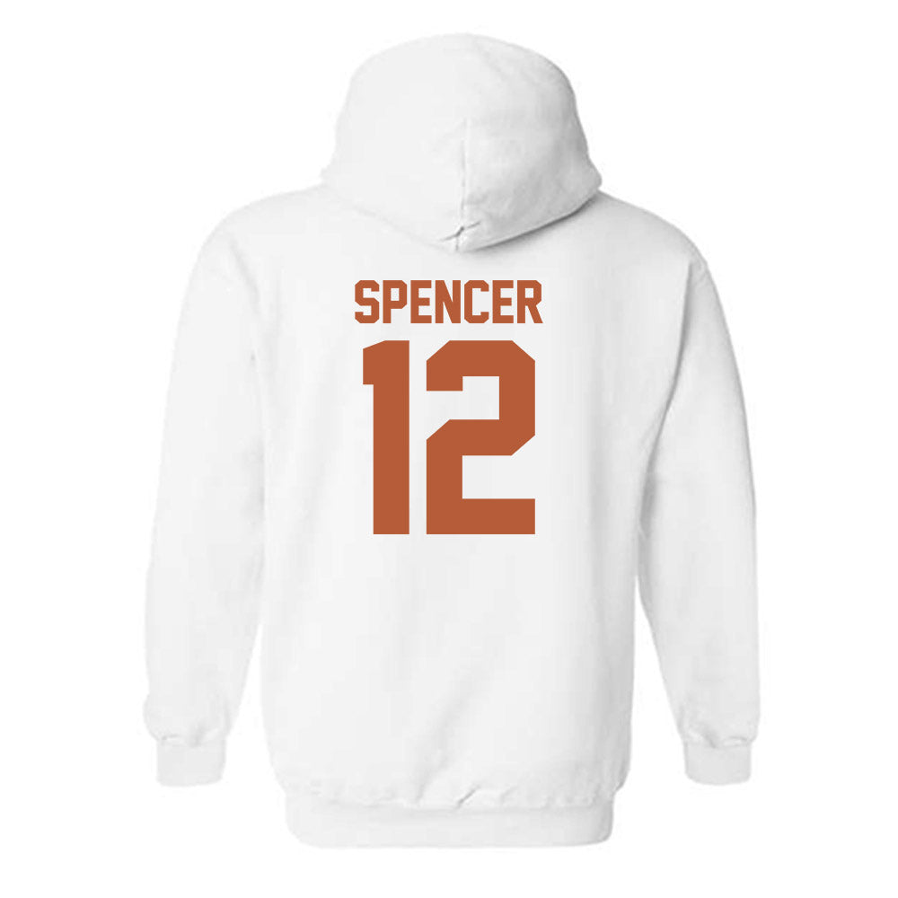 Texas - NCAA Baseball : Jared Spencer - Classic Shersey Hooded Sweatshirt-1