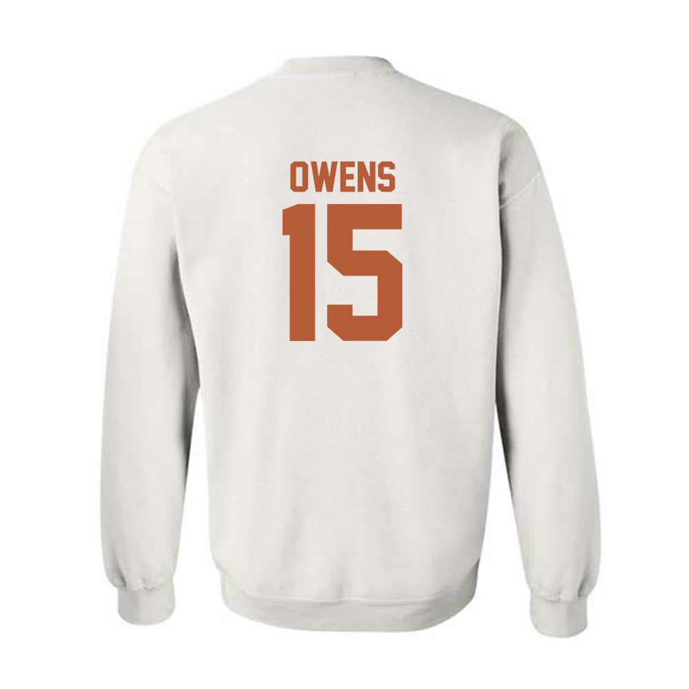 Texas - NCAA Football : Trey Owens - Classic Shersey Crewneck Sweatshirt-1