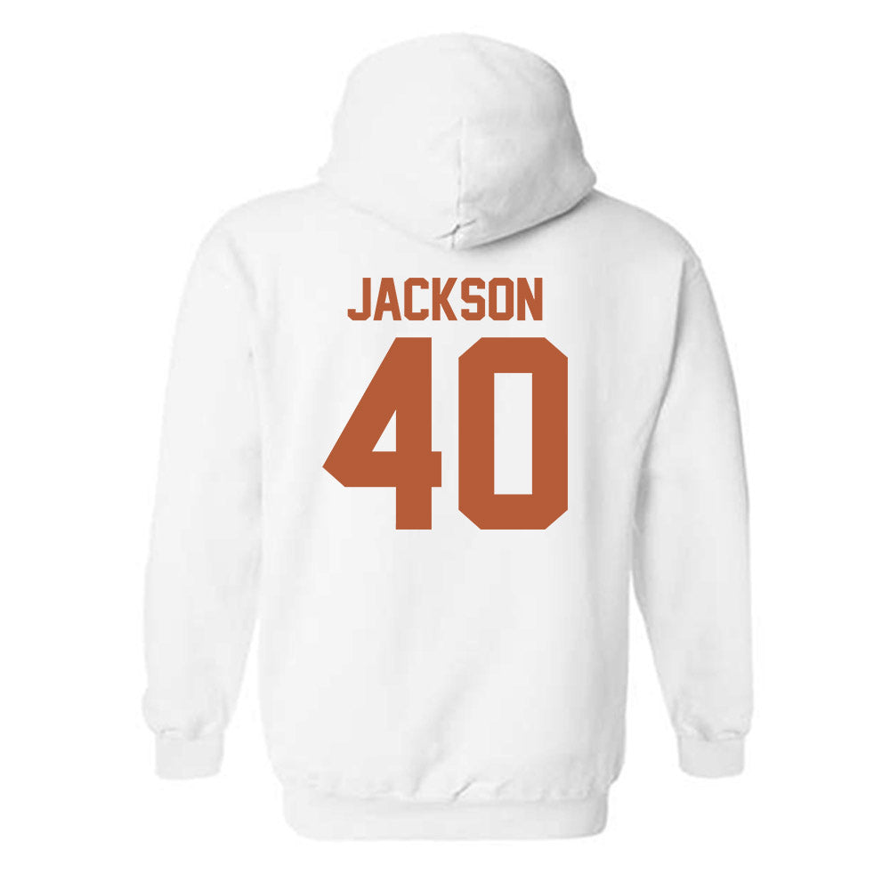 Texas - NCAA Football : Lance Jackson - Classic Shersey Hooded Sweatshirt-1