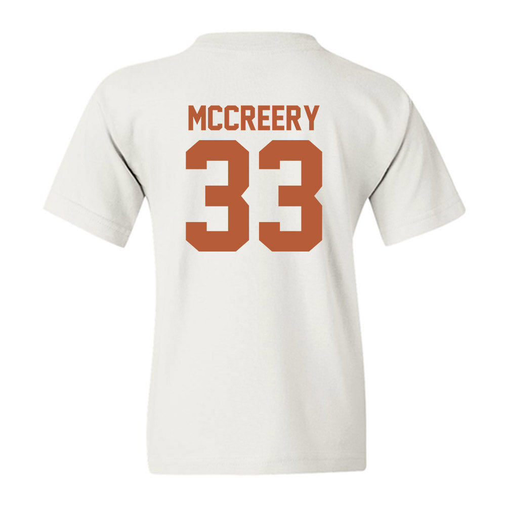 Texas - NCAA Baseball : Connor McCreery - Classic Shersey Youth T-Shirt-1