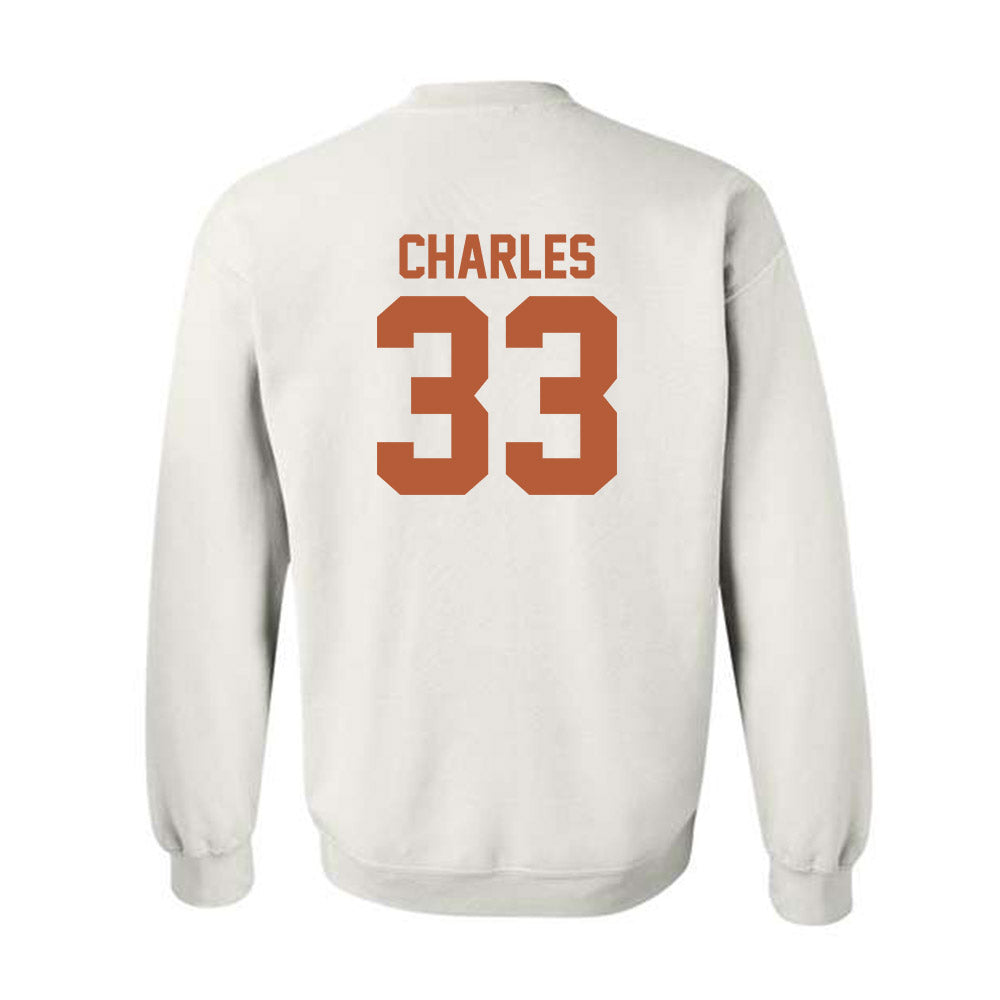 Texas - NCAA Football : Myron Charles - Classic Shersey Crewneck Sweatshirt-1
