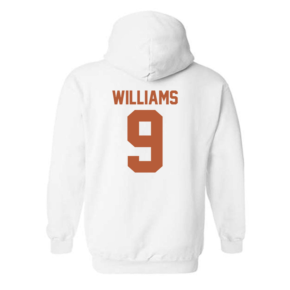 Texas - NCAA Baseball : Jonah Williams - Classic Shersey Hooded Sweatshirt-1