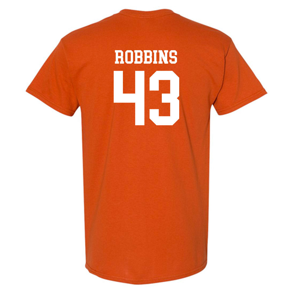 Texas - NCAA Baseball : Aiden Robbins - Classic Shersey T-Shirt-1