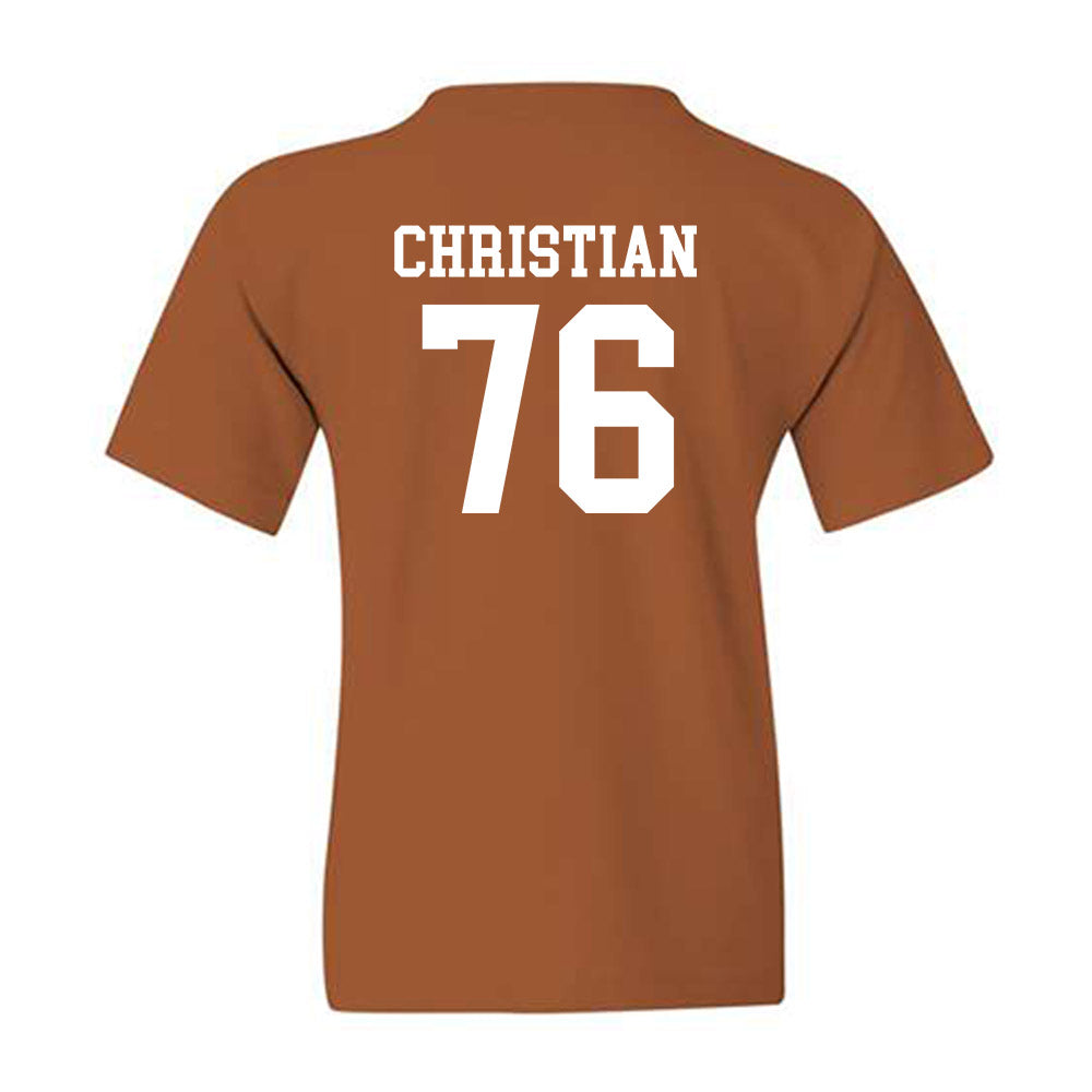 Texas - NCAA Football : Jackson Christian - Classic Shersey Youth T-Shirt-1