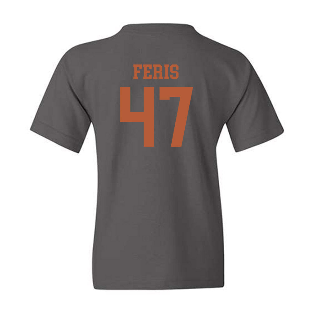 Texas - NCAA Football : Charlie Feris - Classic Shersey Youth T-Shirt-1