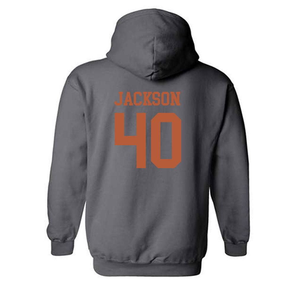 Texas - NCAA Football : Lance Jackson - Classic Shersey Hooded Sweatshirt-1