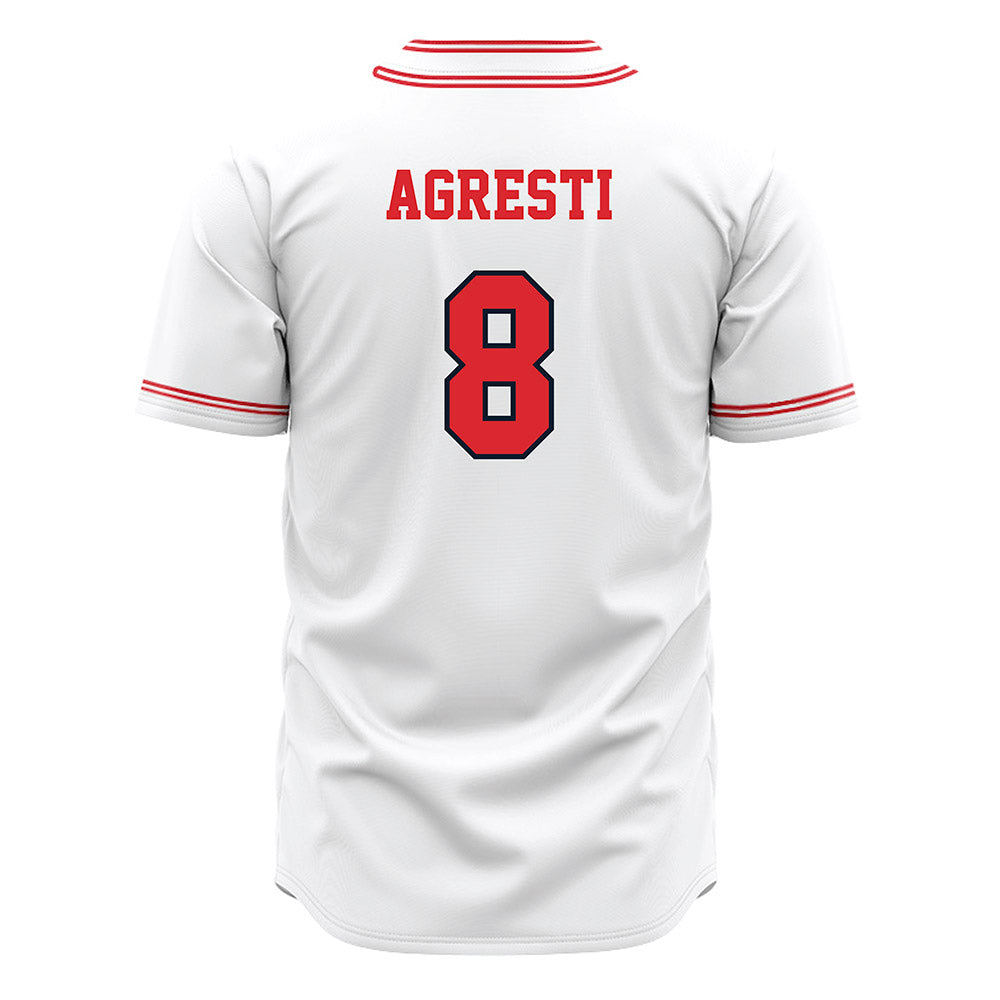 St. Johns - NCAA Baseball : Adam Agresti - White Jersey